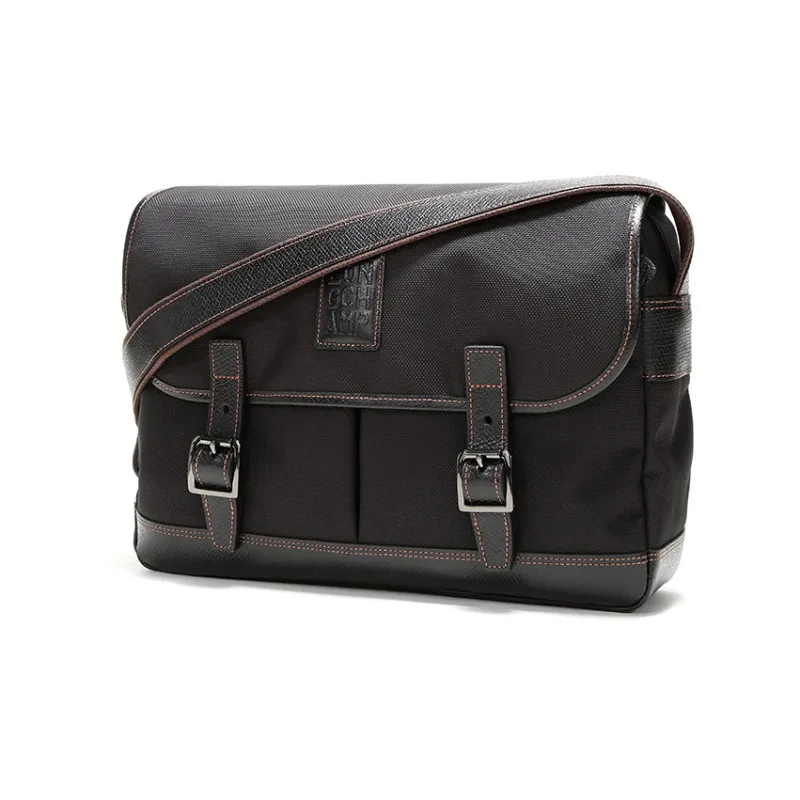 LONGCHAMP Le PliageBoxford Fabric Crossbody Bag, Shoulder Bag Men's Black-1