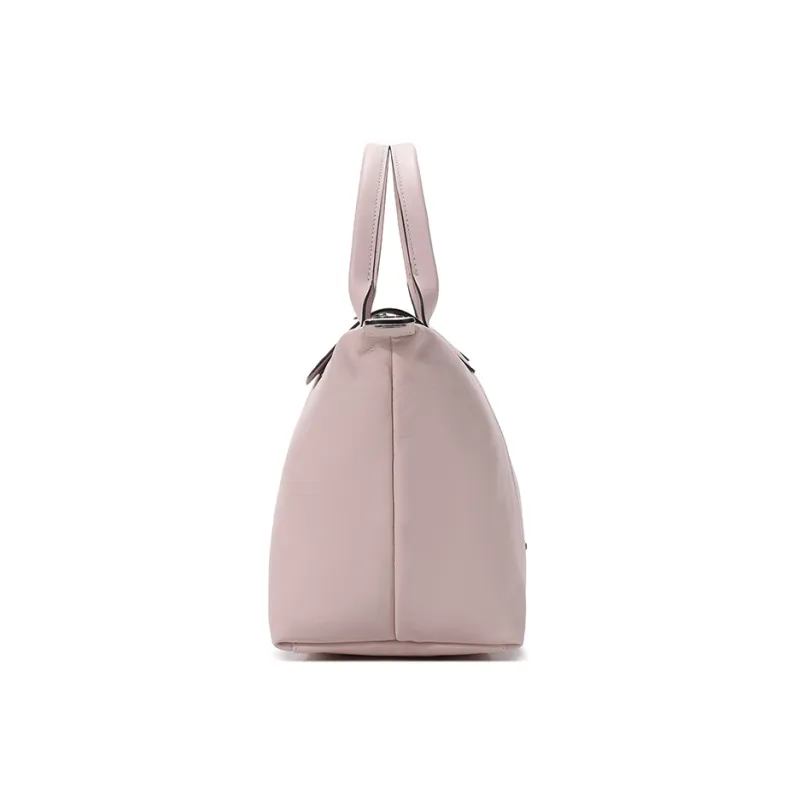 LONGCHAMP Le Pliage Cuir Sheepskin Handbag, Shoulder Bag, Crossbody Bag Trumpets Women's Light Pink-2