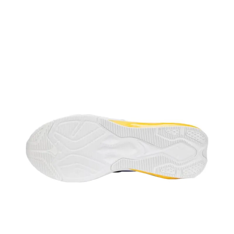 PUMA CELL Fraction Mesh Cushioning Anti-Slip And Wear-Resistant Mid-Top Running Shoes Men's Blue Yellow-4
