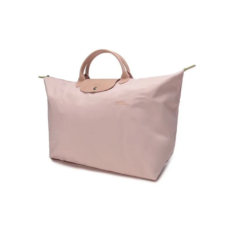 LONGCHAMP Le Pliage Green Canvas Handbag Canvas Bag Travel Bag 45L Women's Pink-1