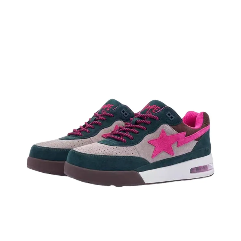 A BATHING APE® Side Star-patch Low-top Sneakers-1