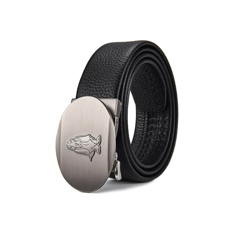 Hush Puppies Leather Belts Men Black-1