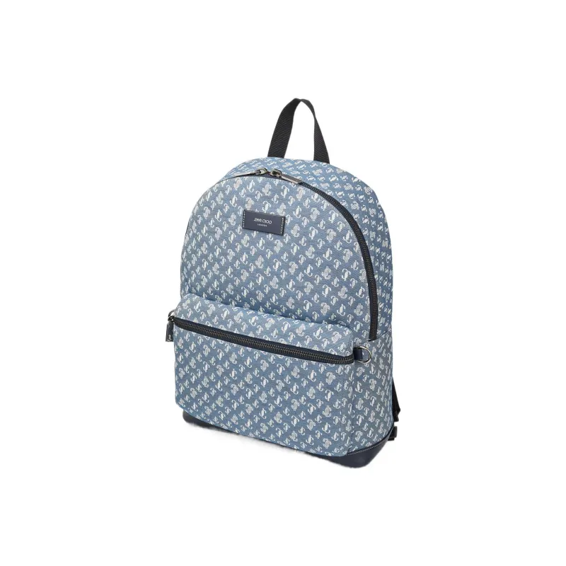 Jimmy Choo Denim Backpack Men's Blue-1