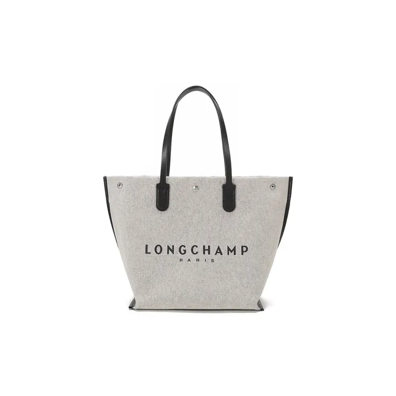 LONGCHAMP Logo print Canvas Tote-0