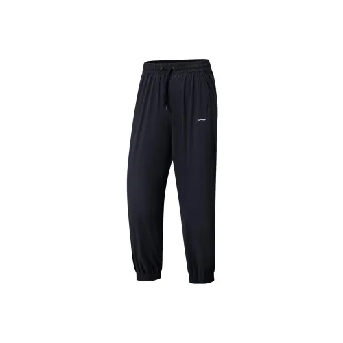 LINING Fitness Series Knitted Sweatpants Women's Black