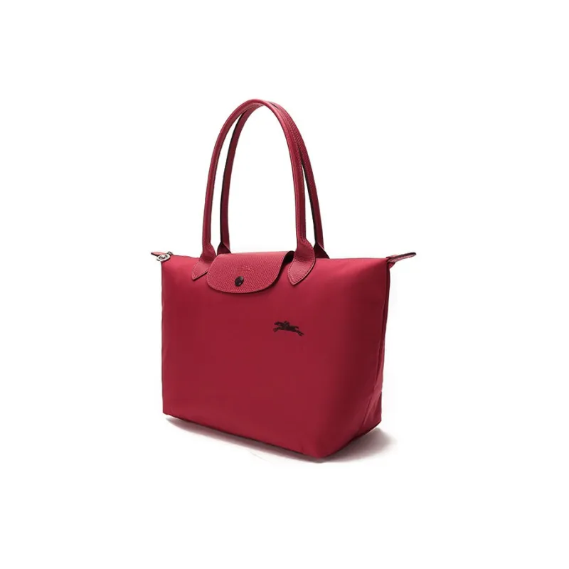 LONGCHAMP Le Pliage Club Fabric Shopping Bag Dumpling Bag Shoulder Bags Women's Red-1