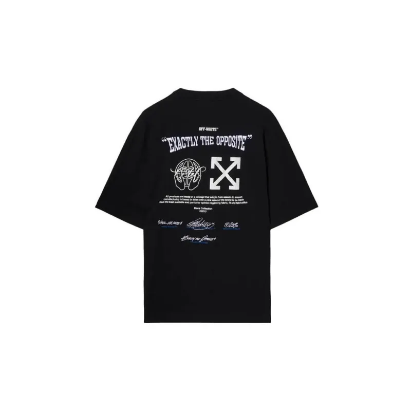 OFF WHITE Exact Opp Over Skate S/S T Shirt-1