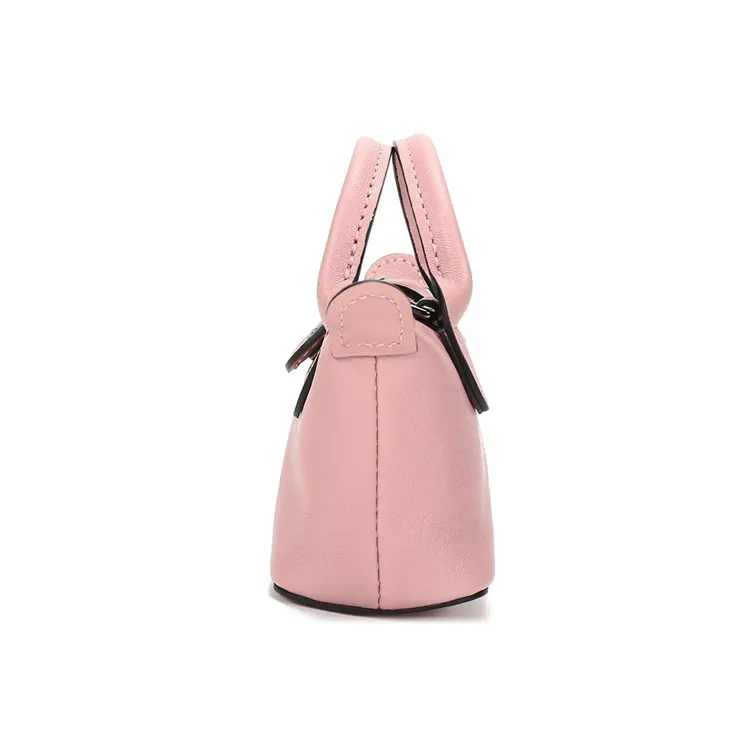 LONGCHAMP Sheepskin Handbag Mini Women's Antique Pink-3