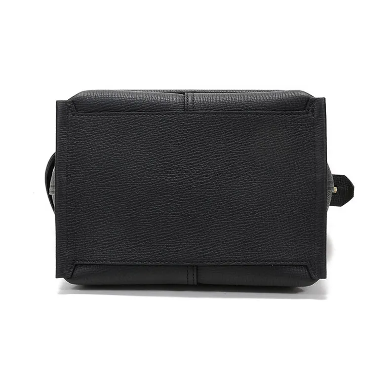 LONGCHAMP Mailbo Cow Leather Portable Crossbody Bag, Shoulder Bag Trumpets Women's Black-4