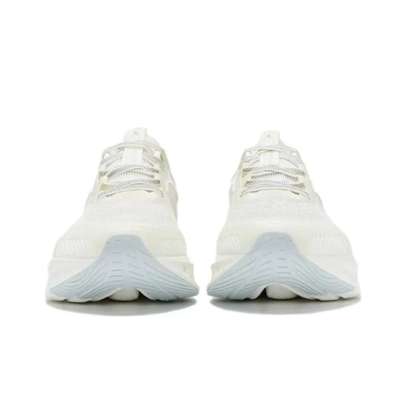 XTEP Shock Absorption Spinning 10.0 Anti Slip And Wear Resistant Breathable Low Top Running Shoes Men's White-4