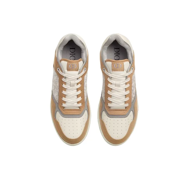 DIOR B27 Low Top Beige Cream Calfskin-3