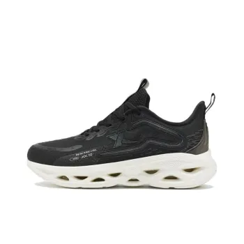 XTEP Shock Absorption Spinning 10.0 Anti Slip And Wear Resistant Breathable Low Top Running Shoes Women's Black