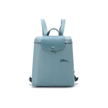 LONGCHAMP Canvas Backpack Regular Women's Lake Blue