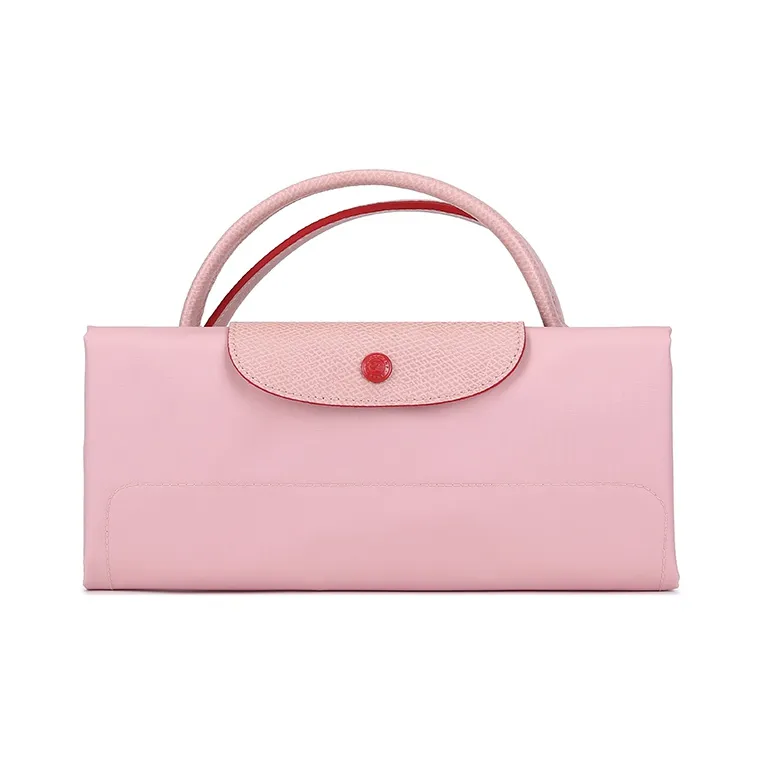 LONGCHAMP Le Pliage Club Canvas Dumpling Bag Portable Travel Bag 55L Women's Rose-6