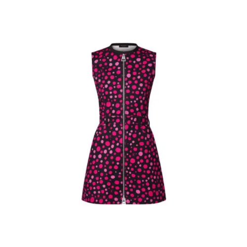 Yayoi Kusama LOUIS VUITTON X Yayoi Kusama Sleeveless Dresses Women's Black/Pink