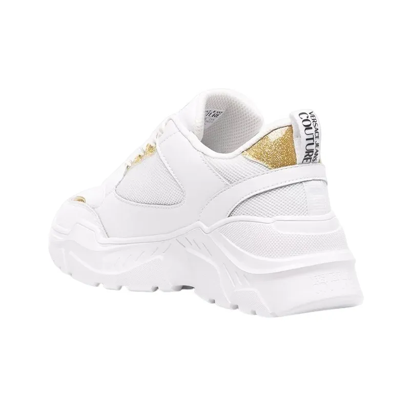 VERSACE JEANS Couture Low Top Sports Casual Shoes Women's White-3