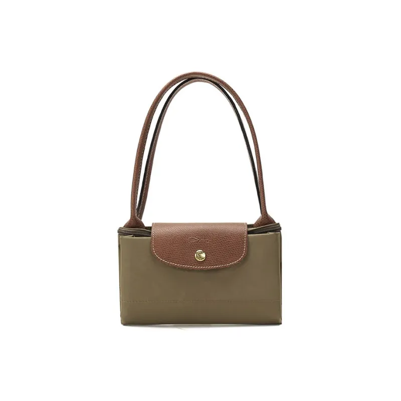 LONGCHAMP Le Pliage Shoulder Bags Sand Earth Tone-6