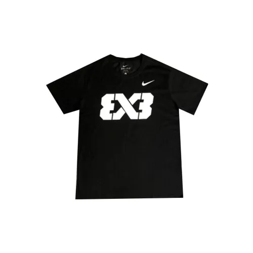 Nike 3x4 T-Shirts Unisex Black/White