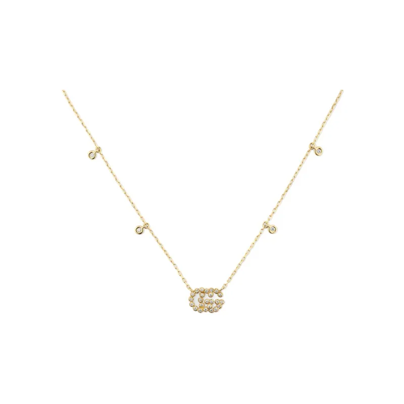 GUCCI GG Running Necklaces Women's Gold-0
