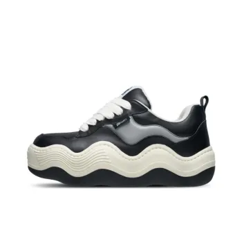 ALLUME FEU X FUQICENTURY x Heyday Low Top Skateboard Shoes Unisex Black