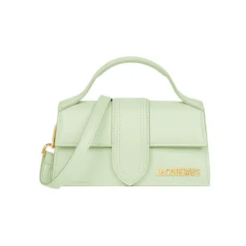 Jacquemus Le Bambino Cow Leather Shoulder Bag Crossbody Bag Handbag Small Size Women's Light Green