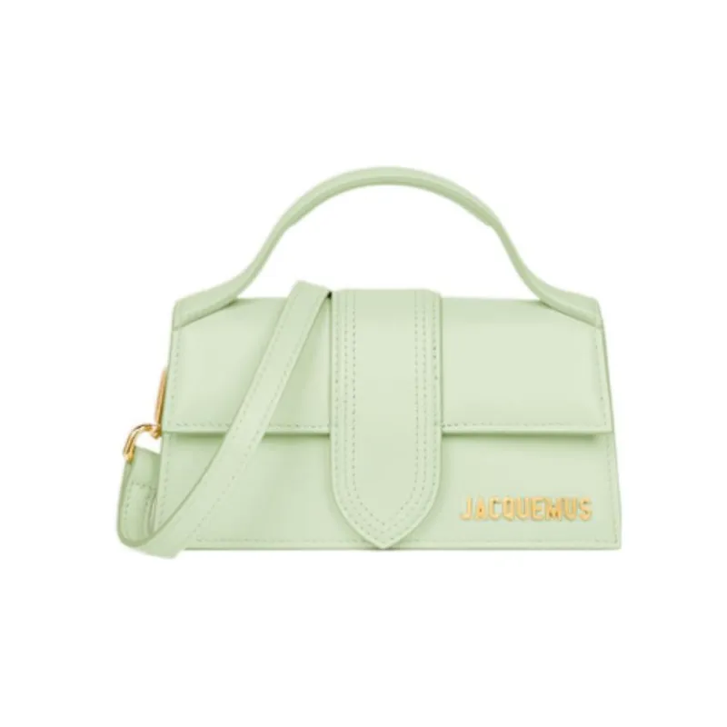 Jacquemus Le Bambino Cow Leather Shoulder Bag Crossbody Bag Handbag Small Size Women's Light Green-0