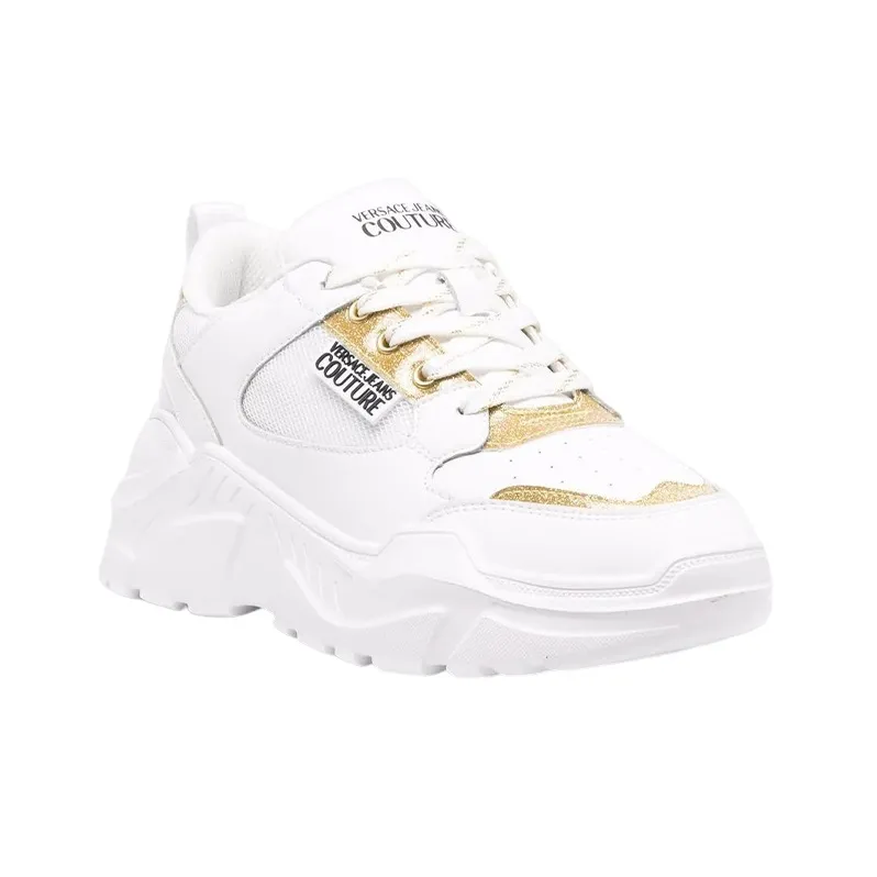 VERSACE JEANS Couture Low Top Sports Casual Shoes Women's White-2