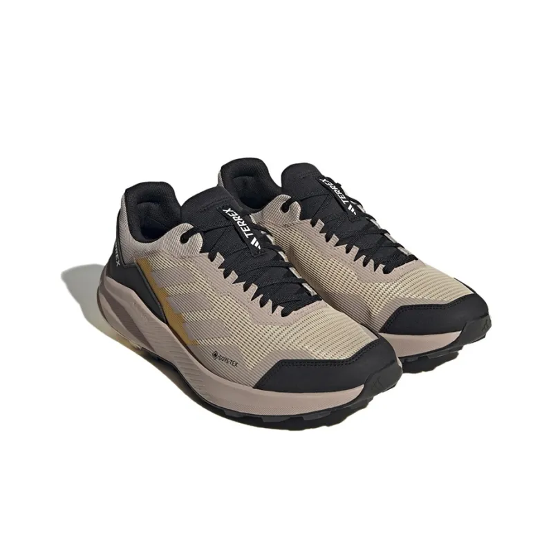 Adidas Terrex Trail Rider Gore-te Anti-Slip And Wear-Resistant Lightweight Low-Top Outdoor Shoes Unisex Beige Umber-2