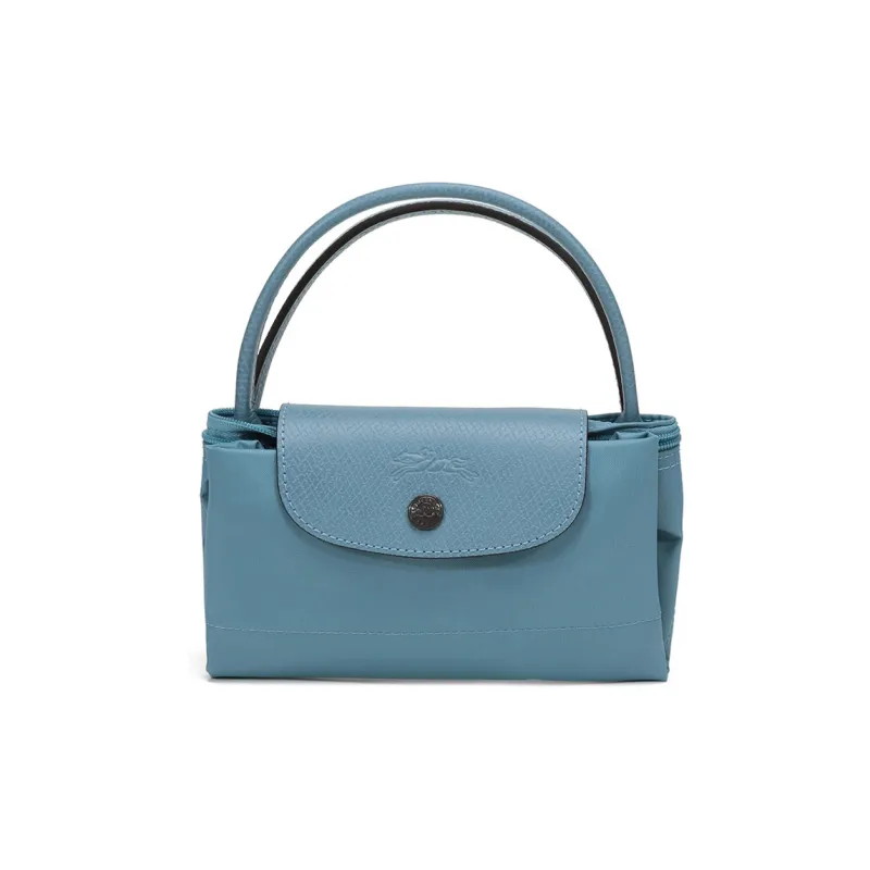 LONGCHAMP Le Pliage Fabric Dumpling Bag Handbags Small Size Women's Lake Blue-6