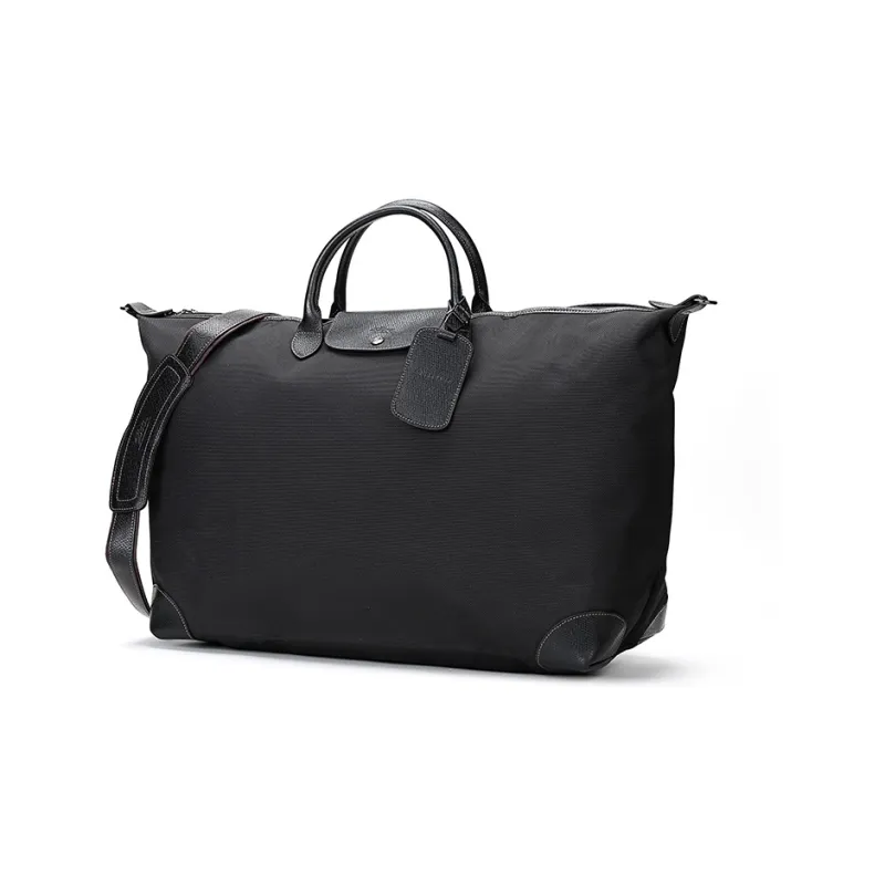 LONGCHAMP Boxford Fabric Portable Shoulder Bag, Travel Bag Unisex Black-1