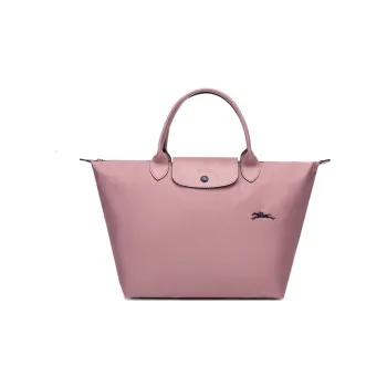 LONGCHAMP Le Pliage Polyamide Canvas Fabric Canvas Bag, Dumpling Bag, Handbag Medium Size Women's Vintage Pink