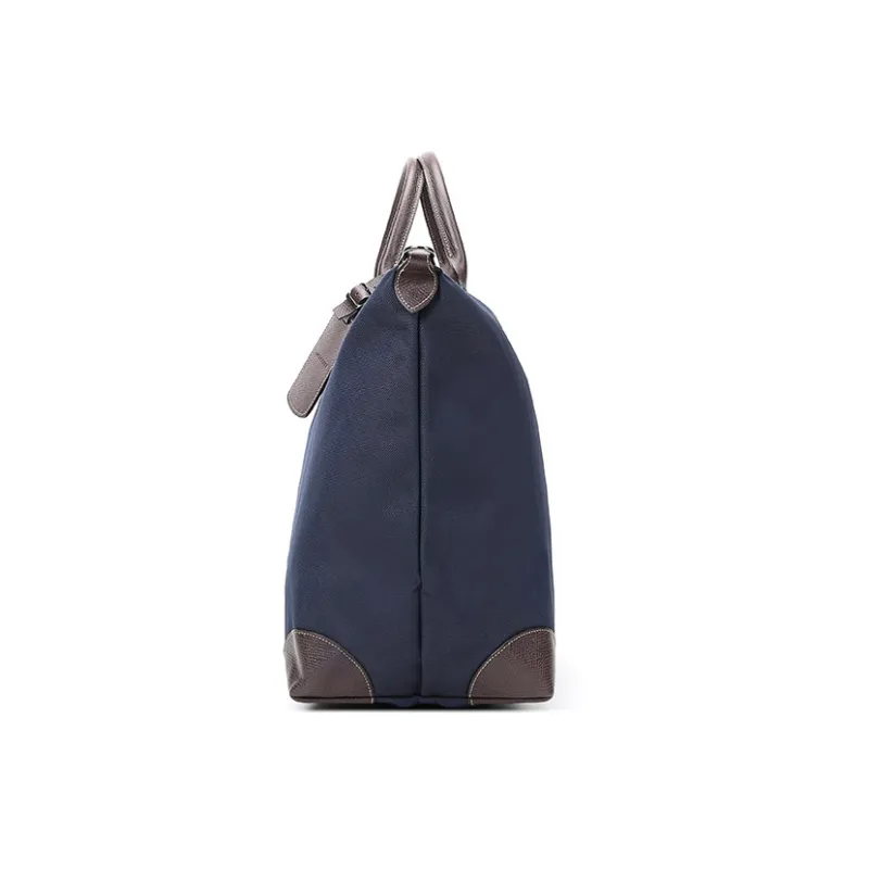 LONGCHAMP Boxford 55L Canvas Dumpling Bag Canvas Bag Travel Bag, Extra Large Unisex Blue-2