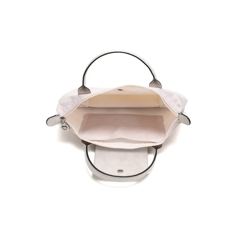 LONGCHAMP Le Pliage Club Handbags Hawthorn Flower White-5