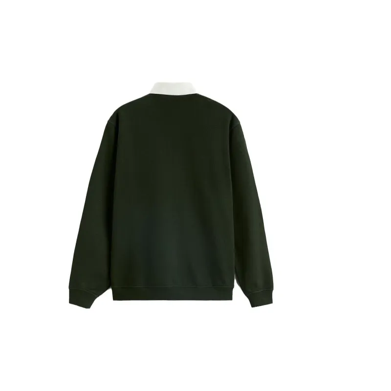 ZARA Sweatshirts Men Dark Green-1
