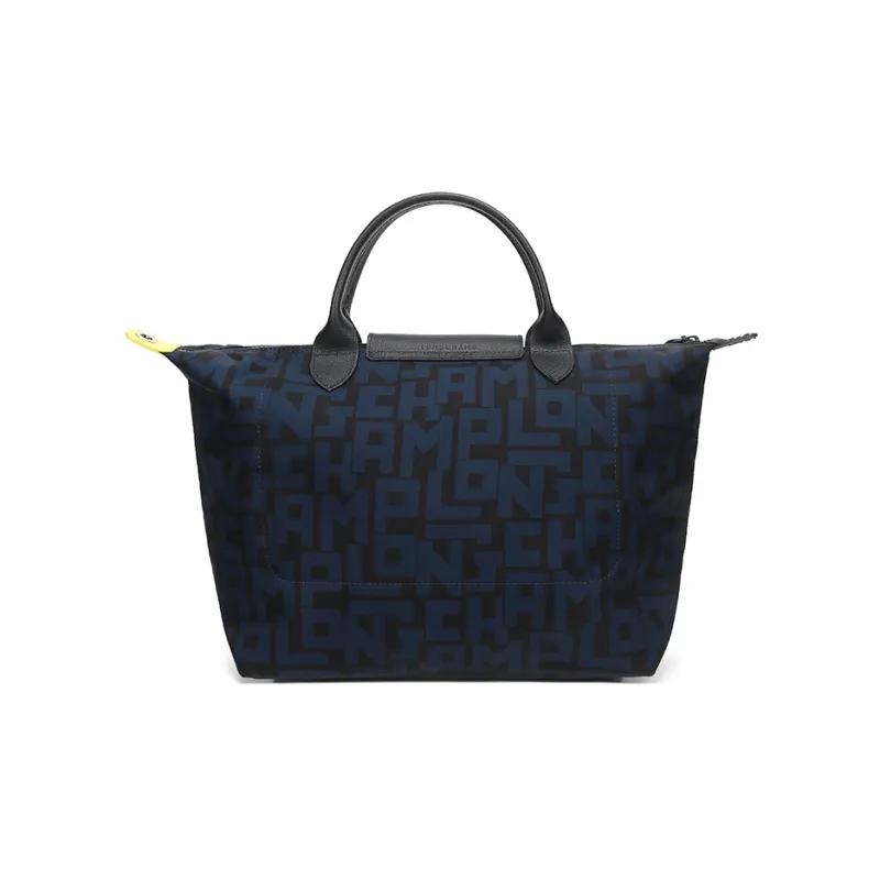 LONGCHAMP Le Pliage Handbag Medium Size Women's Marine Blue-3