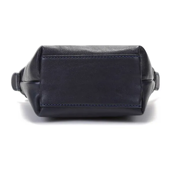 LONGCHAMP Le Pliage Cuir Sheepskin Handbag Shoulder Bag Crossbody Bag Mini Women's Navy-4