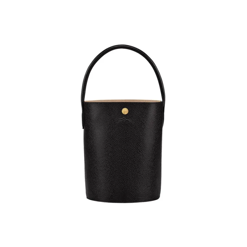 LONGCHAMP Épure Cow Leather Bucket Bag Handbag Trumpets Women's Black-0