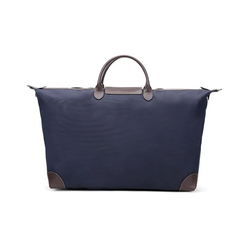 LONGCHAMP Boxford 55L Canvas Dumpling Bag Canvas Bag Travel Bag, Extra Large Unisex Blue-3