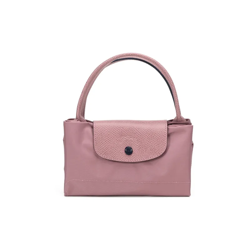 LONGCHAMP Le Pliage Polyamide Canvas Fabric Canvas Bag, Dumpling Bag, Handbag Medium Size Women's Vintage Pink-6
