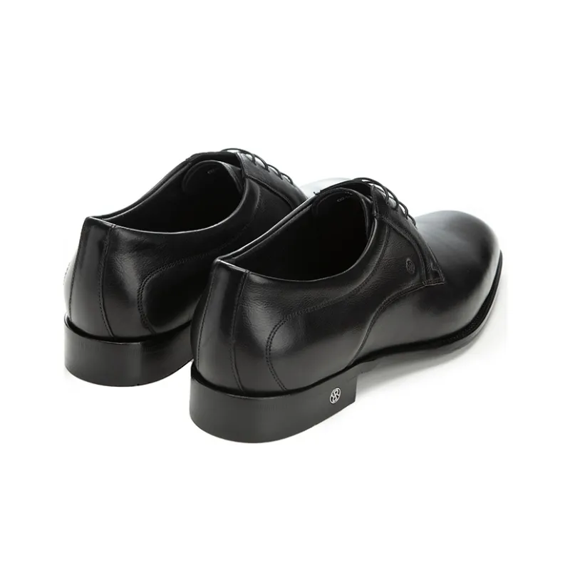 RARE Dress Shoes Men Low Top Black-2