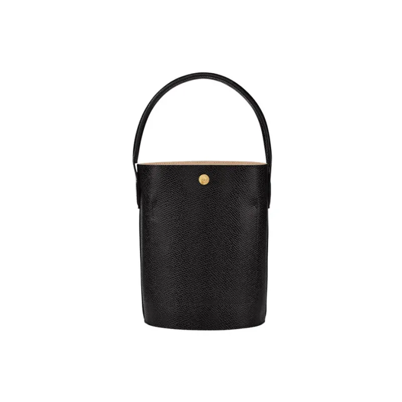 LONGCHAMP Épure Cow Leather Bucket Bag Handbag Trumpets Women's Black-2