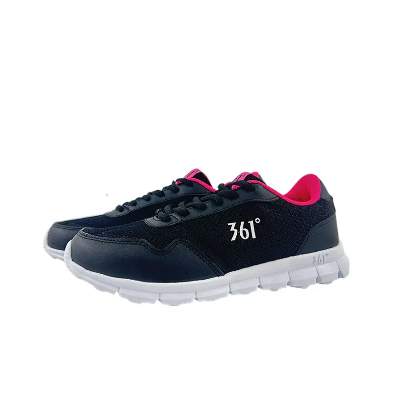 361° Breathable Low Top Running Shoes Women's Black-3
