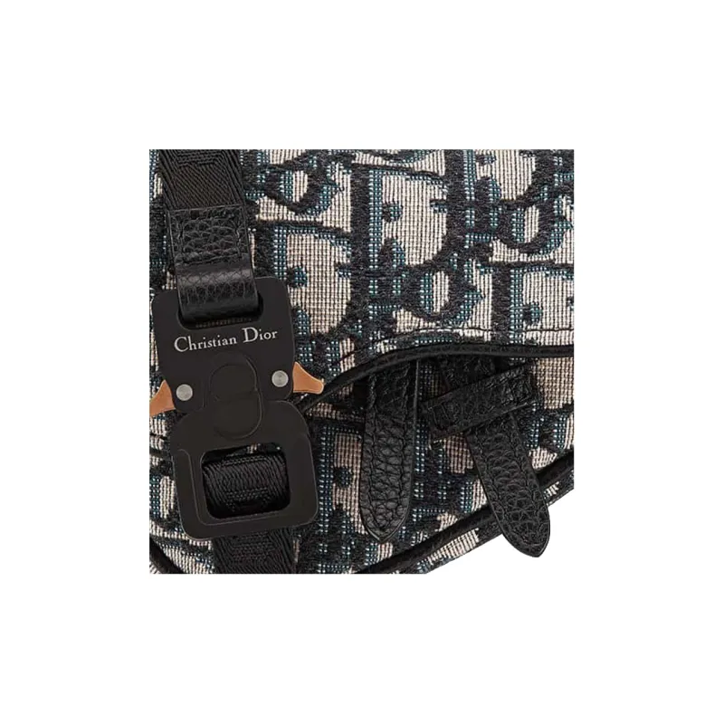 DIOR Saddle Oblique Print Saddle Bag, Crossbody Bag, Shoulder Bag Men's-5