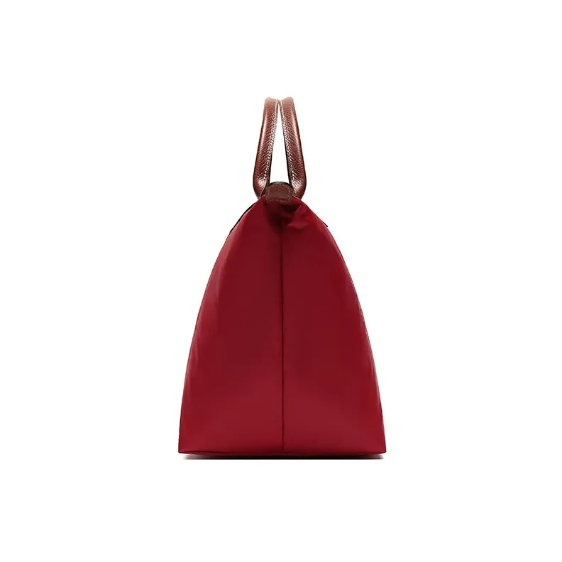 LONGCHAMP Le Pliage Canvas Canvas Bag Dumpling Bag Handbags Medium Size Women's Red-2