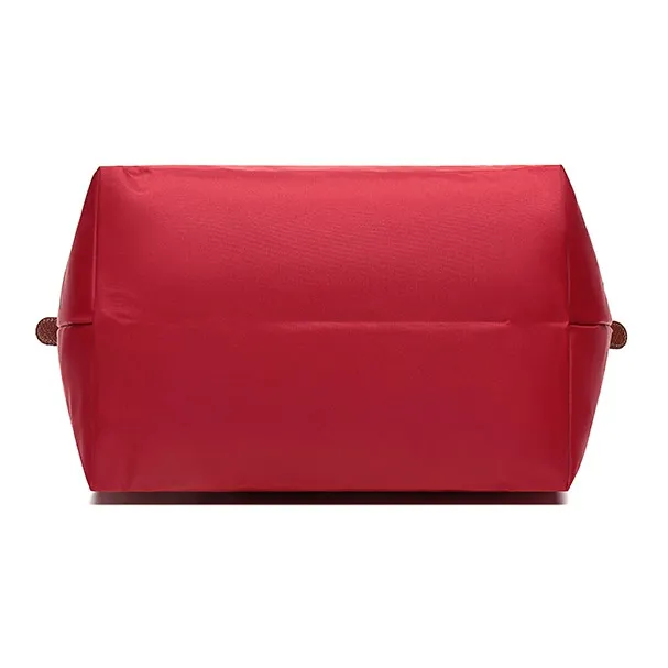LONGCHAMP Le Pliage Canvas Canvas Bag Dumpling Bag Handbags Medium Size Women's Red-4