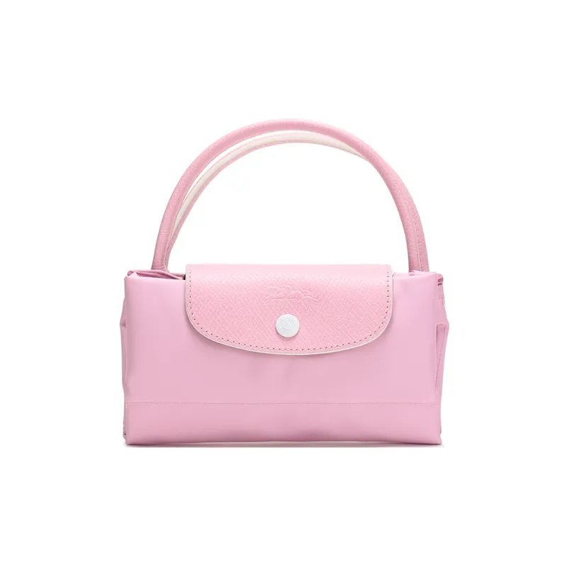 LONGCHAMP Le Pliage Club Fabric With Canvas Bag, Dumpling Bag, Handbag Trumpets Women's Pink-6