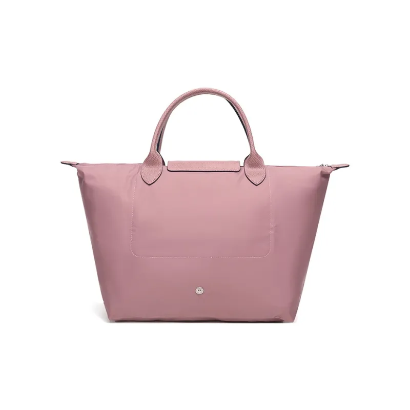 LONGCHAMP Le Pliage Polyamide Canvas Fabric Canvas Bag, Dumpling Bag, Handbag Medium Size Women's Vintage Pink-3