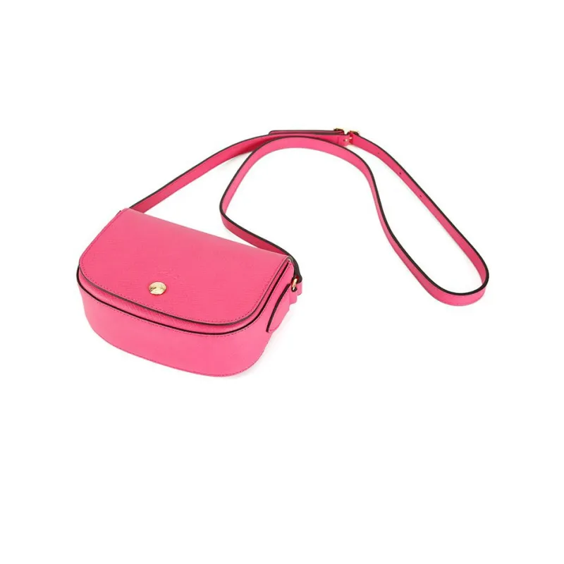 LONGCHAMP Cow Leather Shoulder Bag Crossbody Bag Mini Women's Pink-4