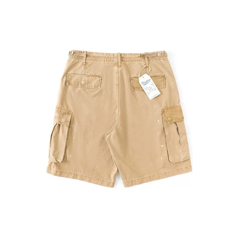 TEKABLU Casual Shorts Men Khaki-1