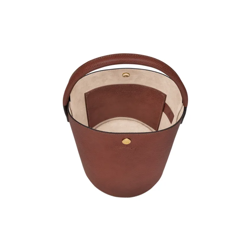LONGCHAMP Épure Logo Embossed Small Bucket Bag-3